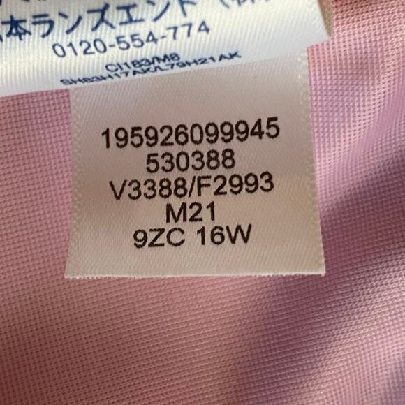 Draper James x Lands End One Piece Swimsuit Womens 16W Pink Oranges Floral - Picture 9 of 11